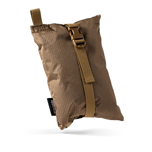 MDT Renegade - Ultra-Light Shooting Bag offers unmatched stability and resilience, weighing under 2 ounces, perfect for tough backcountry hunts.